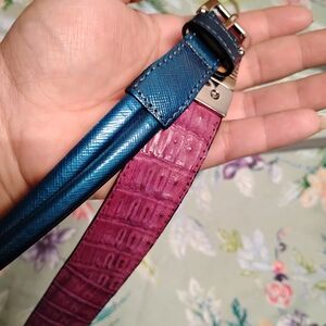 Chic Women's Blue and Purple Belt